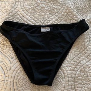 Onda de mar black bikini bottoms